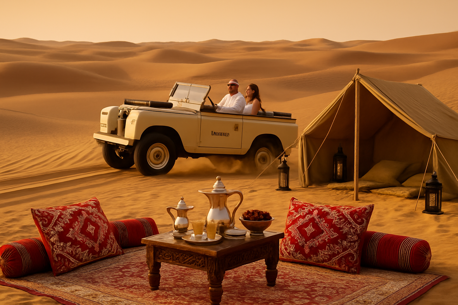 Luxury desert safari experience in Dubai